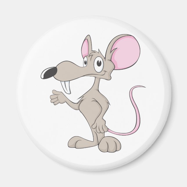 Cute Råtta Magnet (Framsidan)