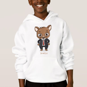 Cute råtta tecknad illustration t shirt