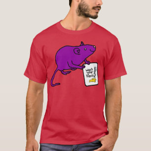 Cute Råtta Tvättar Händer T Shirt