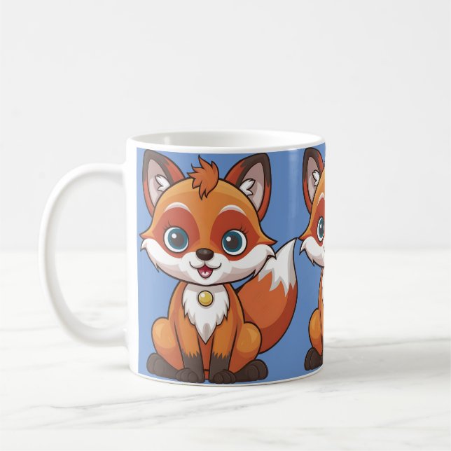 Cute räv kaffemugg (Vänster)