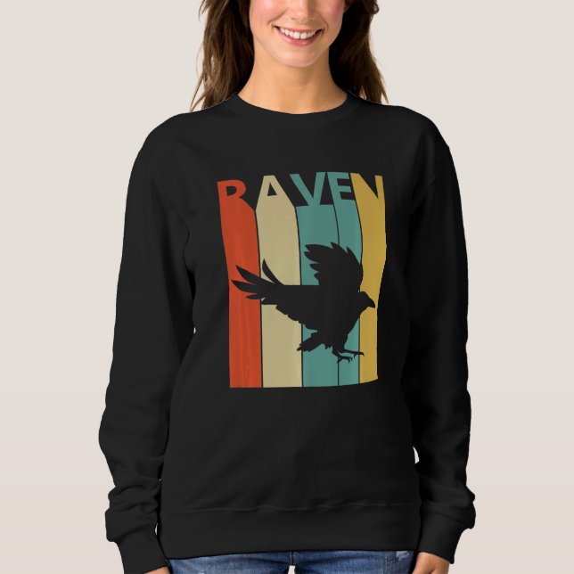 Cute Raven Animal T Shirt (Framsida)