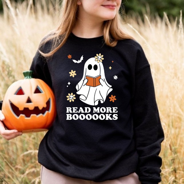 Cute Read More Bokar Daisy Halloween Sweatshirt T Shirt (Skapare uppladdad)