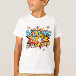 Cute Reading är min superpower-Barn T Shirt