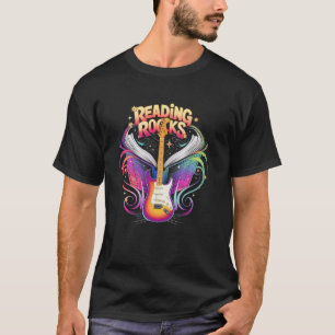 Cute READING STEN Preschool Education Rockstar T Shirt