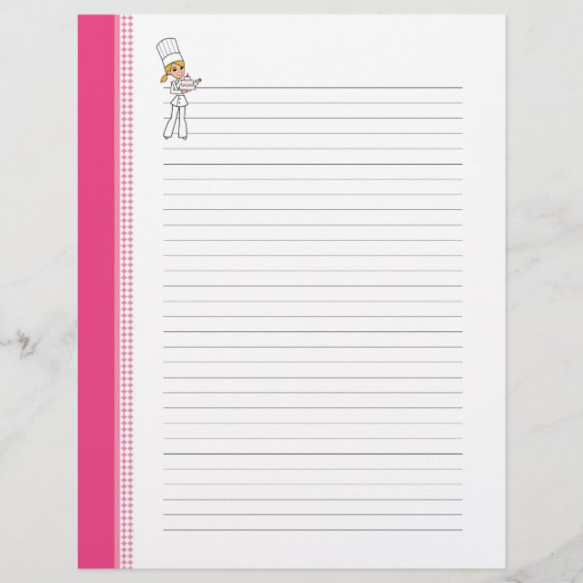 Cute Recipe Pages for Kitchen Binders (Framsida)