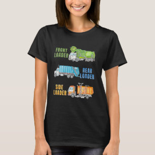 Cute Recycling Sopor Slösar separering Sopor Truc T Shirt