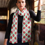 Cute Red and Rosa Strawberry, sommartid Mönster Sjal<br><div class="desc">Lägg till lite stollig i din garderoba med den här söta röda och rosa jordgubbsslöjan mönster. Perfekt för sommaren har den här lekande designen klara jordgubbar mot en ljus bakgrund och skapar den som ett fint tillbehör för alla utrustningar. Mjuka, mejerifyllda väv garanterar komfort och stil, oavsett om du klär...</div>