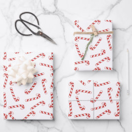 Cute Red and White Candy cane jul Mönster