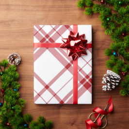 Cute Red and White Play-jul Presentpapper