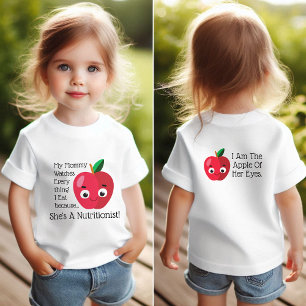 Cute Red Apple Nutritionist T Shirt