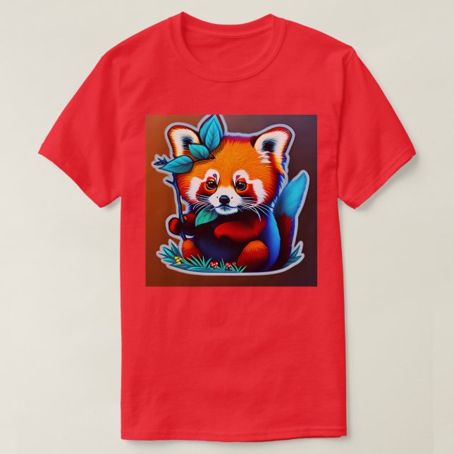 Cute Red Ba4 T Shirt (Design framsida)