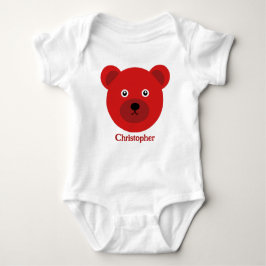 Cute Red Bear T Shirt