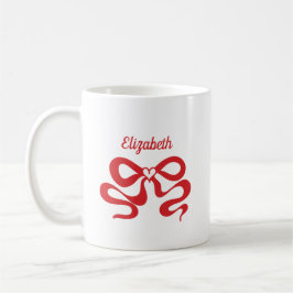 Cute Red Bow Kaffemugg
