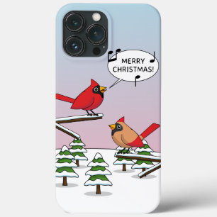Cute Red Cardinal Singing God jul