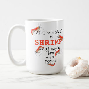 Cute Red Cherry Shrimp Aquarium Djurälskare Unik Kaffemugg
