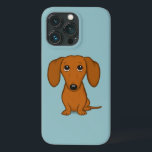 Cute Red Dachshund | Lustigt Wiener Tecknad Hund<br><div class="desc">Cute Kort har Red Dachshund Tecknad hund med stor diskett Öron och Öga Tittar. En rolig marionett tittar väldigt söt och kanske lite skyldig. Den här roligten är en wiener hund älskare's cell phone-väska som är tillgänglig för en mängd olika mobila mobilmärken. Kolla in Jenns Doodle World för ännu mer...</div>