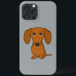 Cute Red Dachshund | Lustigt Wiener Tecknad Hund<br><div class="desc">Cute Kort har Red Dachshund Tecknad hund med stor diskett Öron och Öga Tittar. En rolig marionett tittar väldigt söt och kanske lite skyldig. Den här roligten är en wiener hund älskare's cell phone-väska som är tillgänglig för en mängd olika mobila mobilmärken. Kolla in Jenns Doodle World för ännu mer...</div>