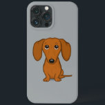 Cute Red Dachshund | Lustigt Wiener Tecknad Hund<br><div class="desc">Cute Kort har Red Dachshund Tecknad hund med stor diskett Öron och Öga Tittar. En rolig marionett tittar väldigt söt och kanske lite skyldig. Den här roligten är en wiener hund älskare's cell phone-väska som är tillgänglig för en mängd olika mobila mobilmärken. Kolla in Jenns Doodle World för ännu mer...</div>