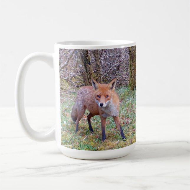 Cute Red Fox Mugg (Vänster)