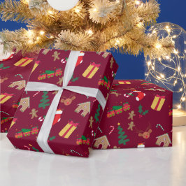 Cute Red God God God God Jul Thome Mönster Presentpapper