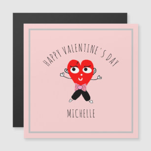 Cute Red Heart Doodle Valentines day Personlig