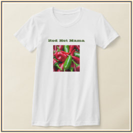 Cute Red Hett Mamma med paprika T Shirt