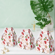 Cute Red Holiday Christmas Reindeer