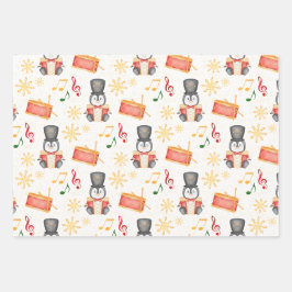 Cute Red jul Nutcracker Penguin
