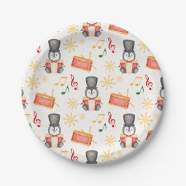 Cute Red jul Nutcracker Penguin