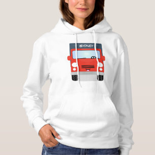 Cute Red Kawaii lastbil tecknad illustration T Shirt