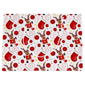 Cute Red Kids Christmas Reindeer