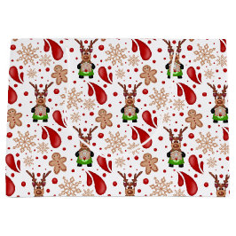 Cute Red Kids Christmas Reindeer