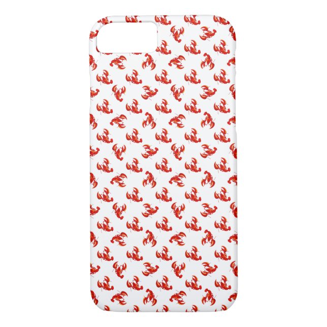 Cute Red Lobsters Case-Mate iPhone Skal (Baksida)