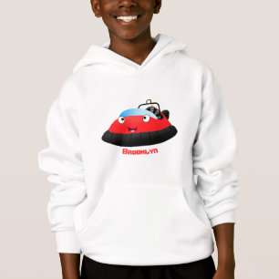 Cute Red lycklig hovercraft tecknad T Shirt