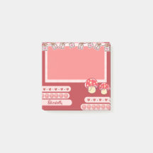 Cute Red Mushroom Personlig Anpassningsbar