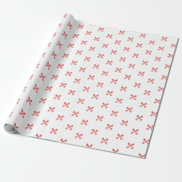 Cute red Nycklar mot vit bakgrund Presentpapper