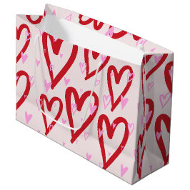 Cute Red och rosa hearts