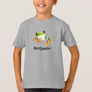 Cute Red Öga Frong Kids T-Shirt