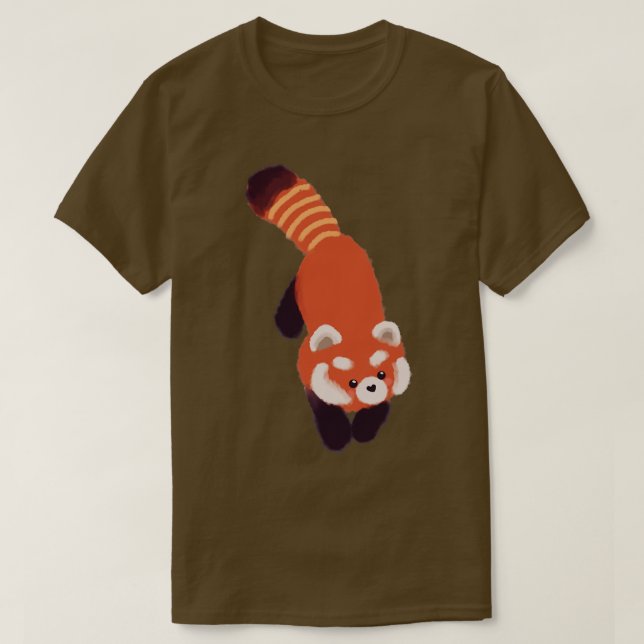 Cute Red panda 18 T Shirt (Design framsida)