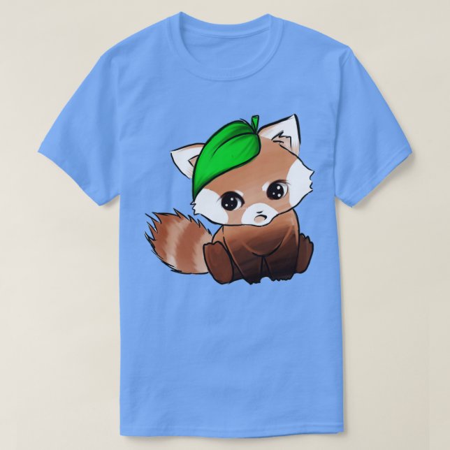 Cute Red Panda 19 T Shirt (Design framsida)