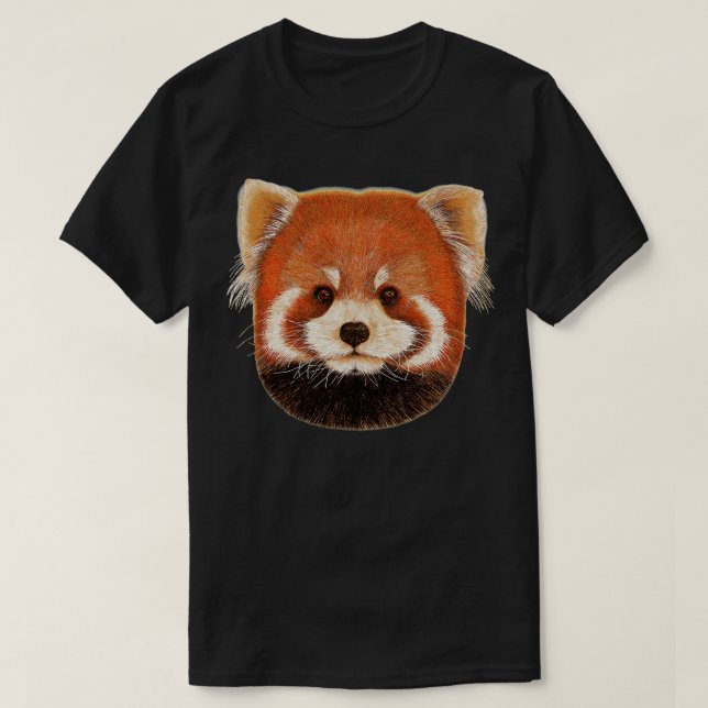 Cute Red panda 20 T Shirt (Design framsida)
