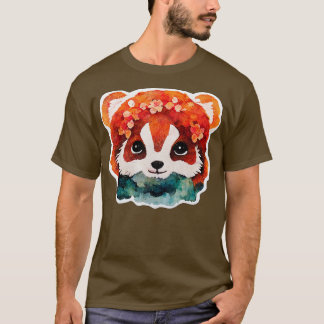 Cute Red Panda 5 T Shirt