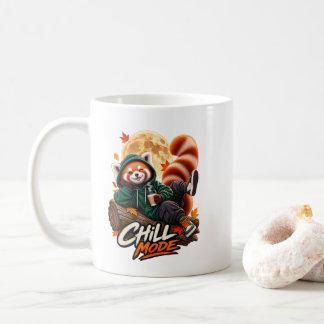 Cute Red Panda Chill Mode Mug Kaffemugg