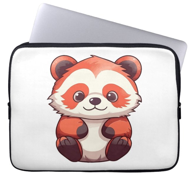Cute Red Panda Laptop Fodral (Framsidan)