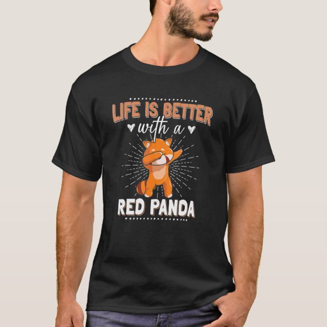 Cute Red Panda Shirt Red Panda Graphic_5 T (Framsida)