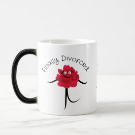 Cute Red peony Magisk Mugg
