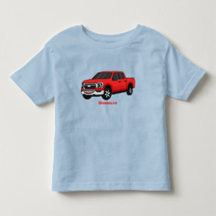 Cute Red pickup lastbil tecknad illustration T Shirt