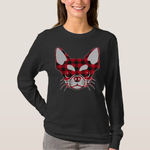 Cute Red Play Buffalo Chihuahua Ansikte jul Pa T Shirt