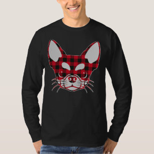 Cute Red Play Buffalo Chihuahua Ansikte jul Pa T Shirt