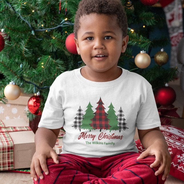 Cute Red Play God jul Träd Anpassningsbar T Shirt (Skapare uppladdad)